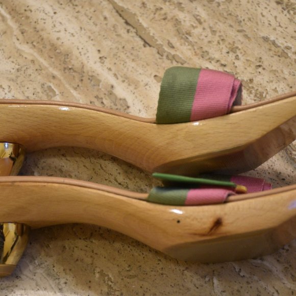 Kate Spade Vintage Mules Slides Sandals Clogs - Picture 5 of 10